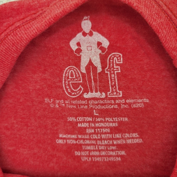 Elf Son of a Nutcracker Holiday Christmas Men's Graphic T-shirt Size Large - Picture 6 of 6